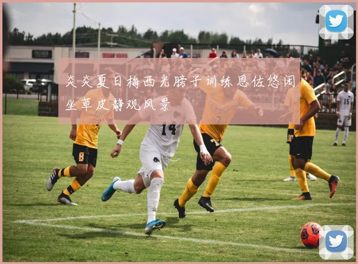 炎炎夏日梅西光膀子训练恩佐悠闲坐草皮静观风景